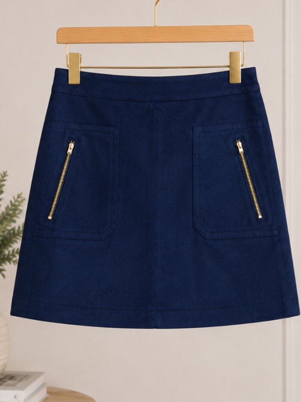 LOFT A-Line Skirt with Pockets - Size 8